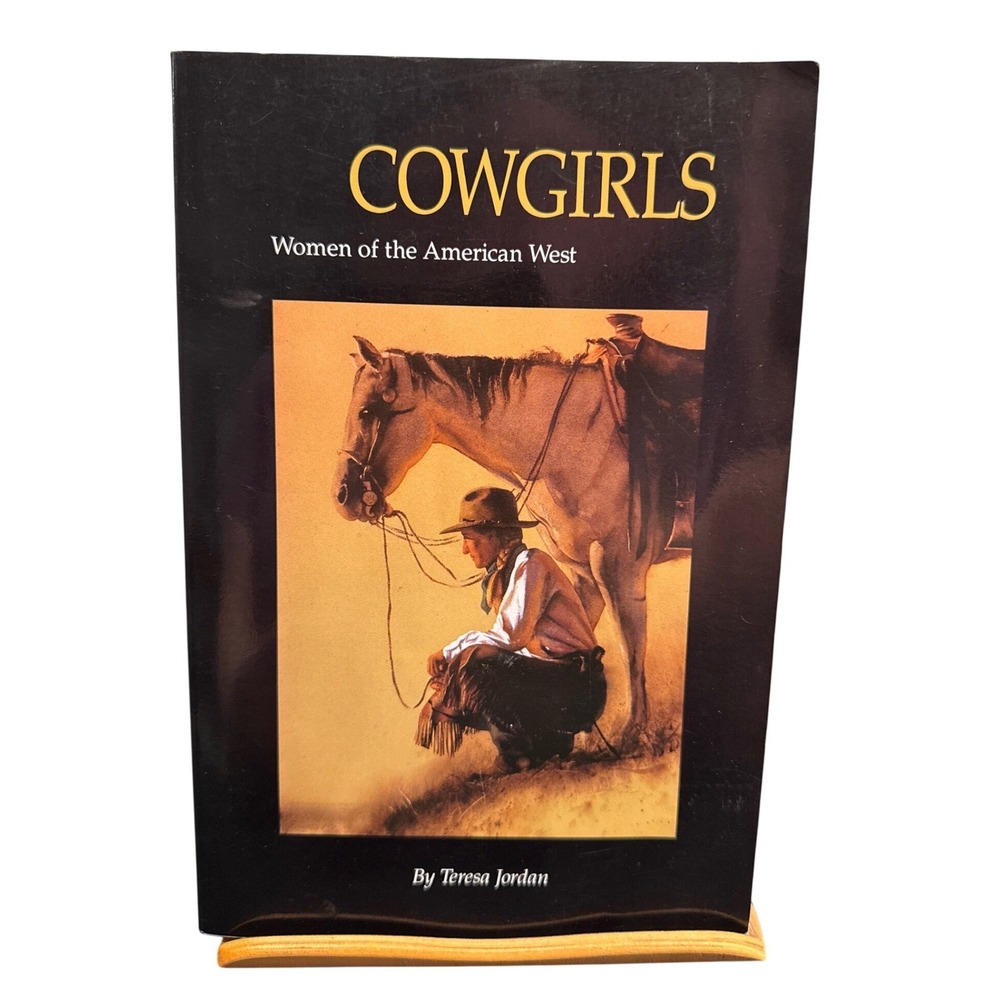 Cowgirls Women of the American West Teresa Jordan Signed Bison Book Paperback